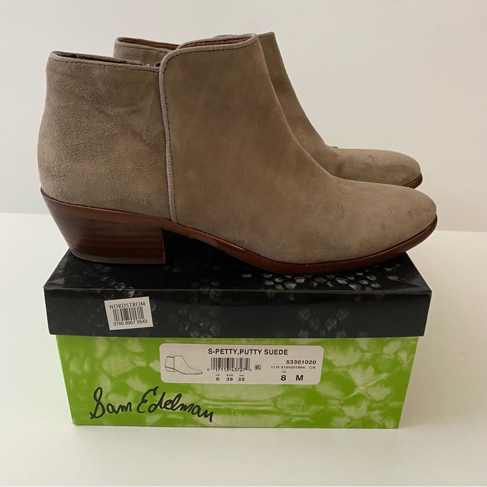 Sam Edelman Petty Suede Bootie - Picture 4 of 14